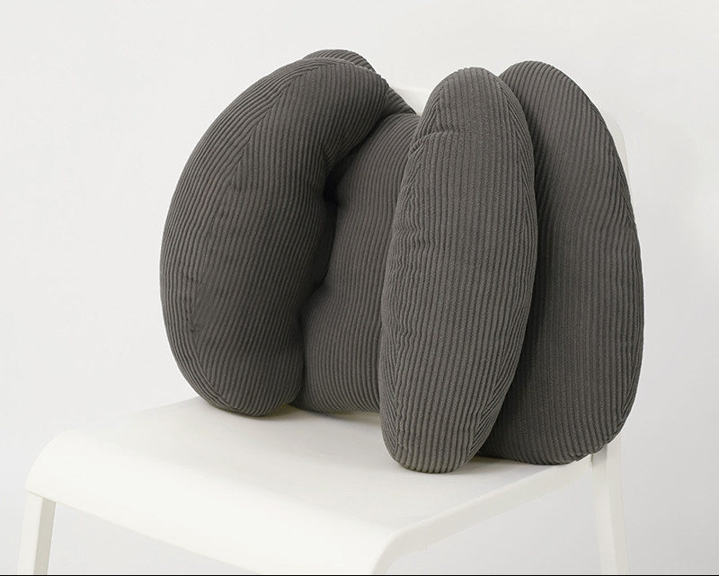 Office Chair Lumbar Back Cushion – Desk & Workstation Support Pillow
