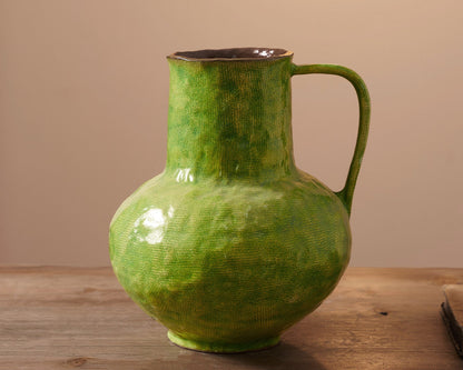 Jingdezhen Green Ceramic Vase – Vintage Flower &amp; Hydroponic Decor