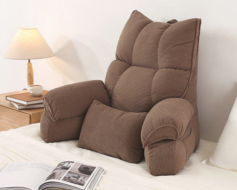 Bedside Reading Backrest Cushion – Soft Sofa & Bay Window Pillow