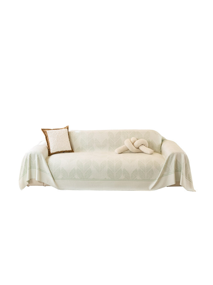Cooling Silk-Feel Sofa Cover – Summer Couch Throw & Seat Cushion Cover