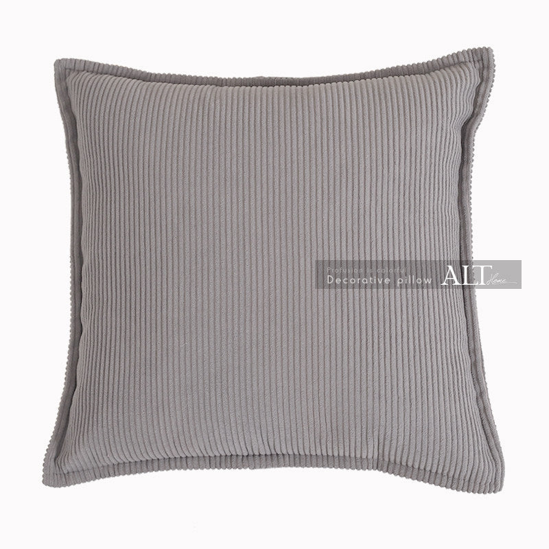 Luxury Corduroy Pillow Cover – High-End Sofa & Bedside Cushion Case