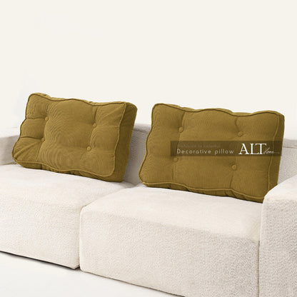 Large Bed Backrest Cushion – Removable Washable Pillow for Reading & Support