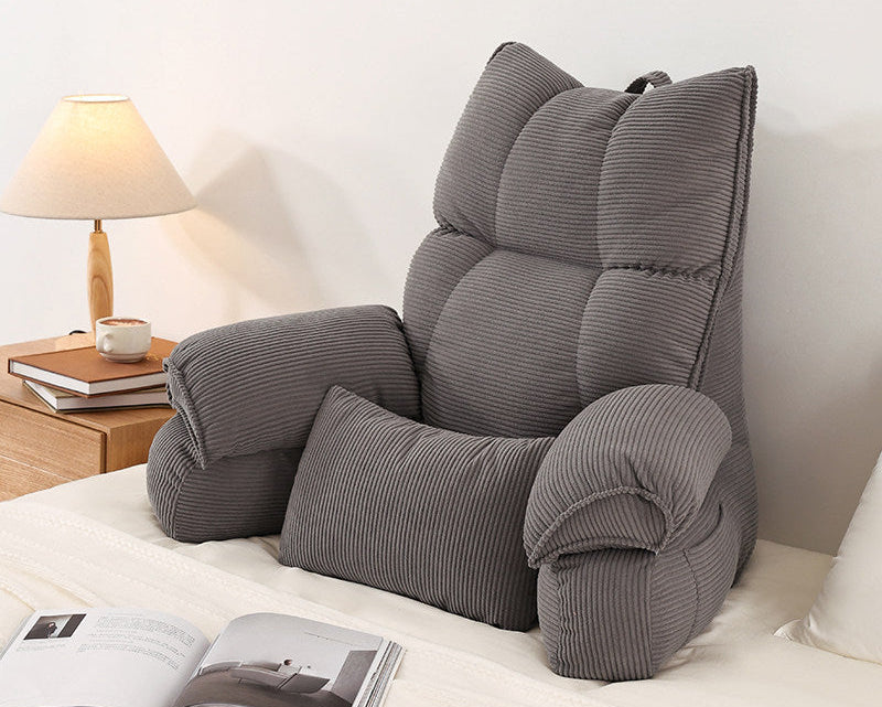 Bedside Reading Backrest Cushion – Soft Sofa & Bay Window Pillow
