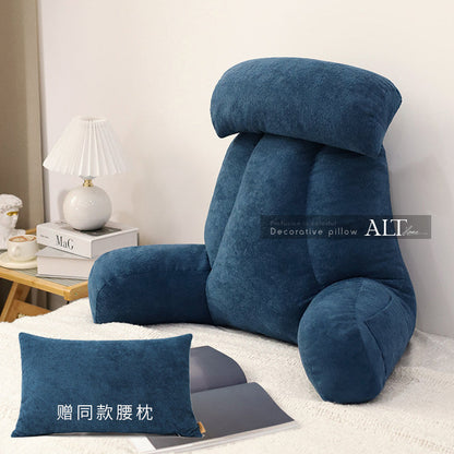 Soft Bedside Backrest Pillow – Large Reading & Sofa Cushion