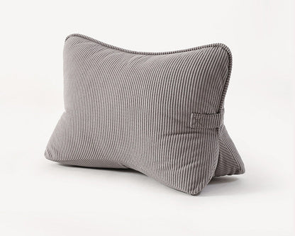 Large Backrest Pillow for Bed & Sofa – Lumbar Cushion for Reading & Phone Use