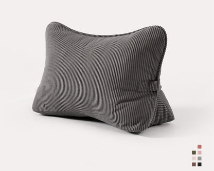 Large Backrest Pillow for Bed & Sofa – Lumbar Cushion for Reading & Phone Use