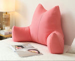 Soft Bedside Backrest Cushion – Large Washable Reading & Sofa Pillow