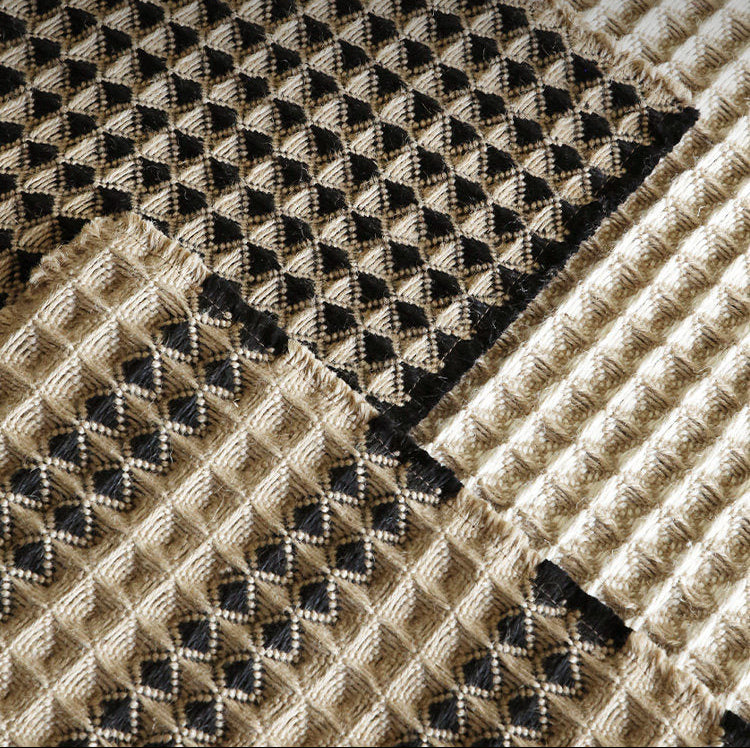 Handwoven Jute Rug – Wabi-Sabi Natural Floor Mat for Living Room & Entryway