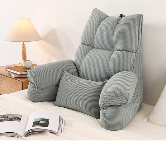 Bedside Reading Backrest Cushion – Soft Sofa & Bay Window Pillow