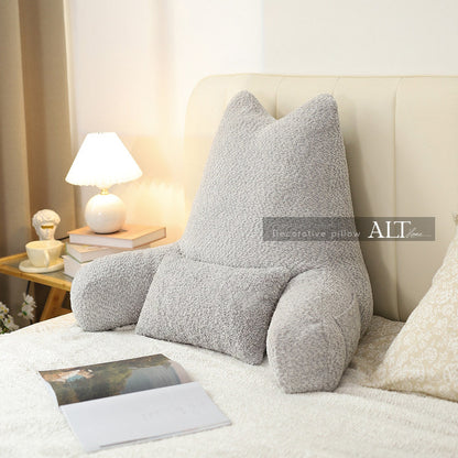 Large Bed Backrest Cushion – Washable Reading & Sofa Pillow