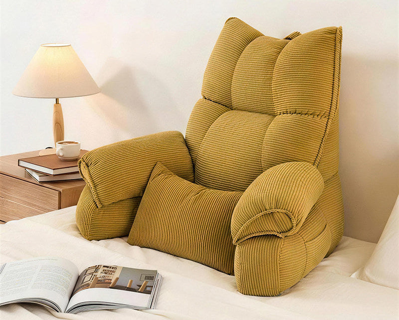 Bedside Reading Backrest Cushion – Soft Sofa & Bay Window Pillow