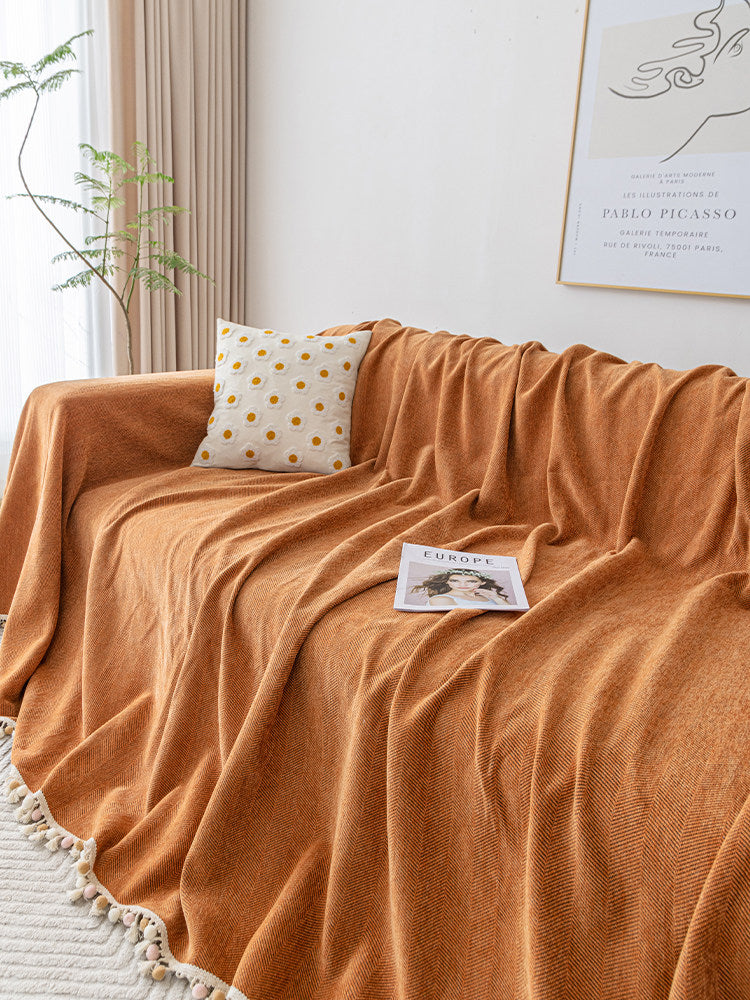 Waterproof Stain-Resistant Sofa Cover – Full Couch Protector & Throw