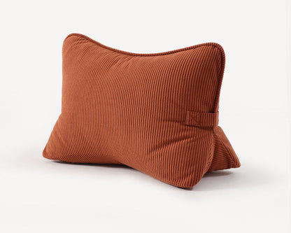 Large Backrest Pillow for Bed & Sofa – Lumbar Cushion for Reading & Phone Use
